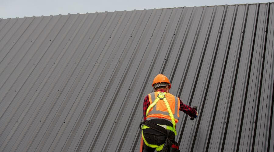 Professional metal roof installation services in Banks, AR